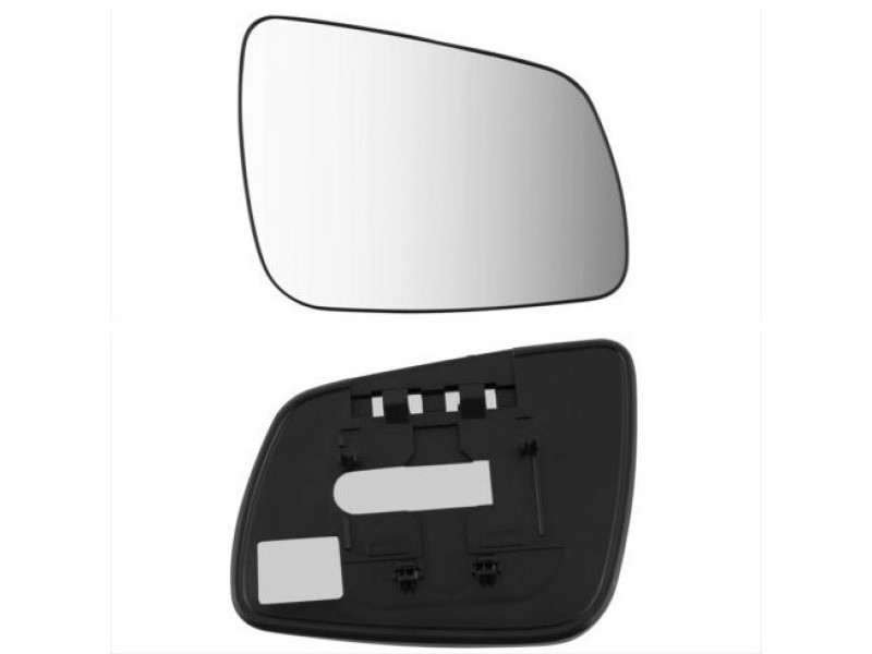 Вкладиш дзеркала правий з обігрівом Mitsubishi Lancer X 2007-2012 (Китай)