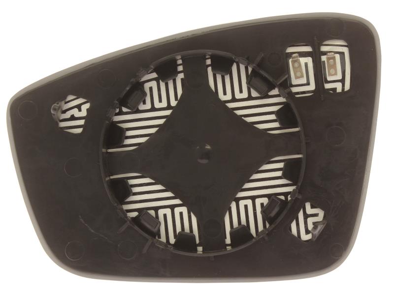 Вкладиш дзеркала правий Skoda Fabia 3, Rapid, VW Jetta 6, Polo 5, Scirocco, Seat Toledo 4 (2012-2022) Китай 5JA857522B