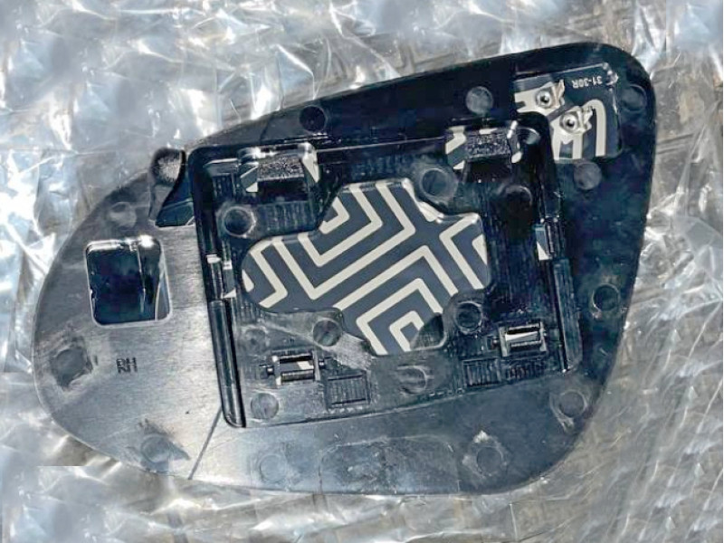 Вкладиш дзеркала правий з обігрівом Toyota Camry XV50/XV55 2011-2017 Європейська модель (Китай)