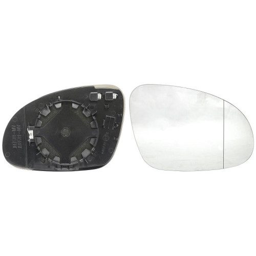 Вкладиш дзеркала правий VW Golf 5, Plus, Jetta 5, Passat B6, B5, Sharan, Seat Alhambra 2004-2010, Skoda Superb 1 2006-2008 FPS 1K0857522, 5M0857522F, 7M3857522E