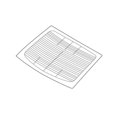 Заднє скло Hyundai Sonata LF 15- (PGW) 87110-C2000