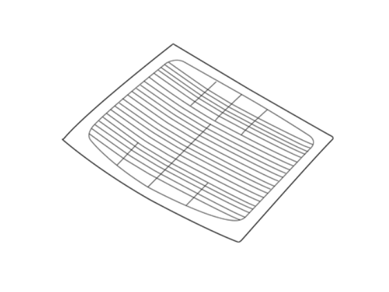 Заднє скло Hyundai Sonata LF 15- (XYG) 87110-C2000