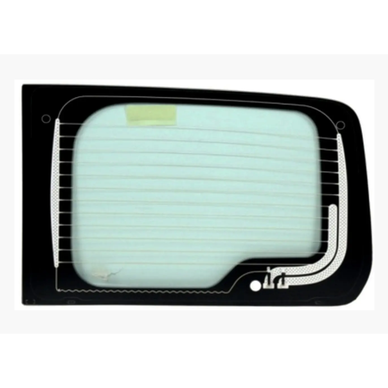 Заднє скло ліве Citroen Nemo, Fiat Fiorino, Peugeot Bipper 08- (Pilkington)