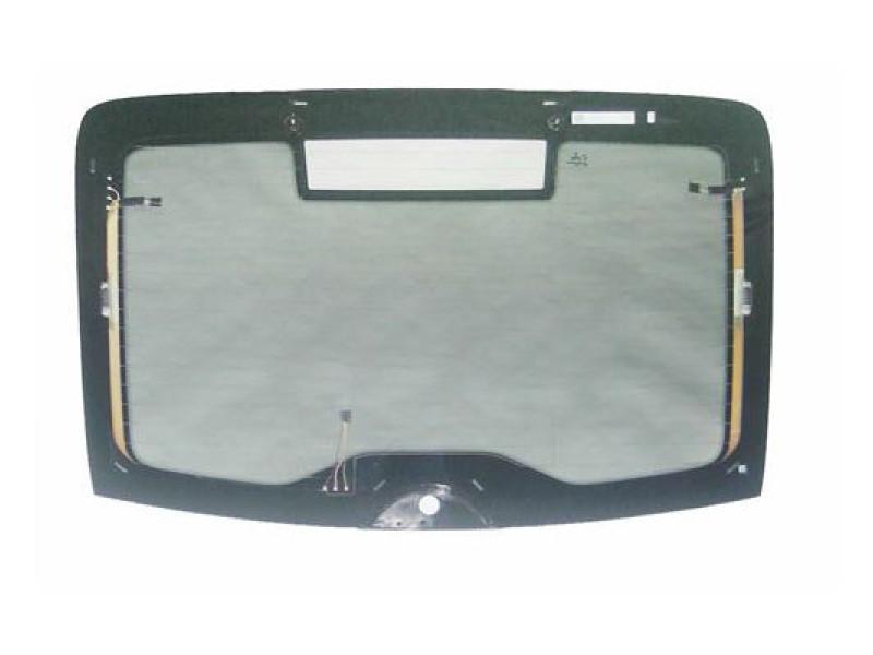 Заднє скло Porsche Panamera 970 09-16 (XYG) з 1 отвором, сіре, триплекс