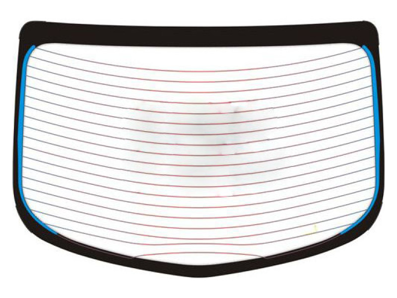 Заднє скло Renault Megane 2 sedan 03-08 (Sekurit)