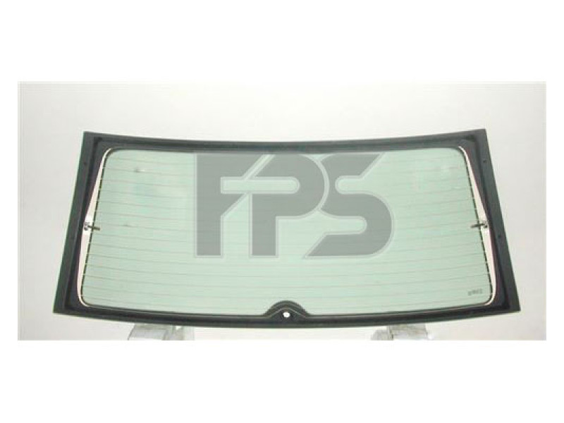 Заднє скло Skoda Fabia хетчбек 99-07 (XYG) зелене