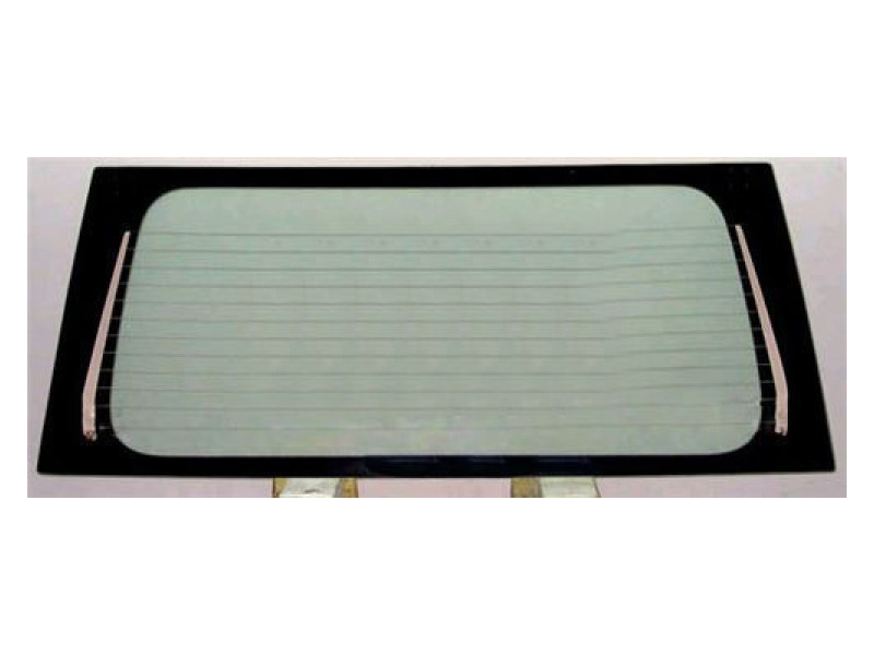 Заднє скло Toyota Land Cruiser Prado 120 03-09 (XYG) без отвору, для авто з запаскою