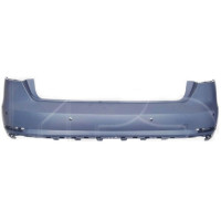 Бампер задній (з 4 отворами під парктронік, отвір під гак) Audi A4 B9 2016-2020 Тайвань