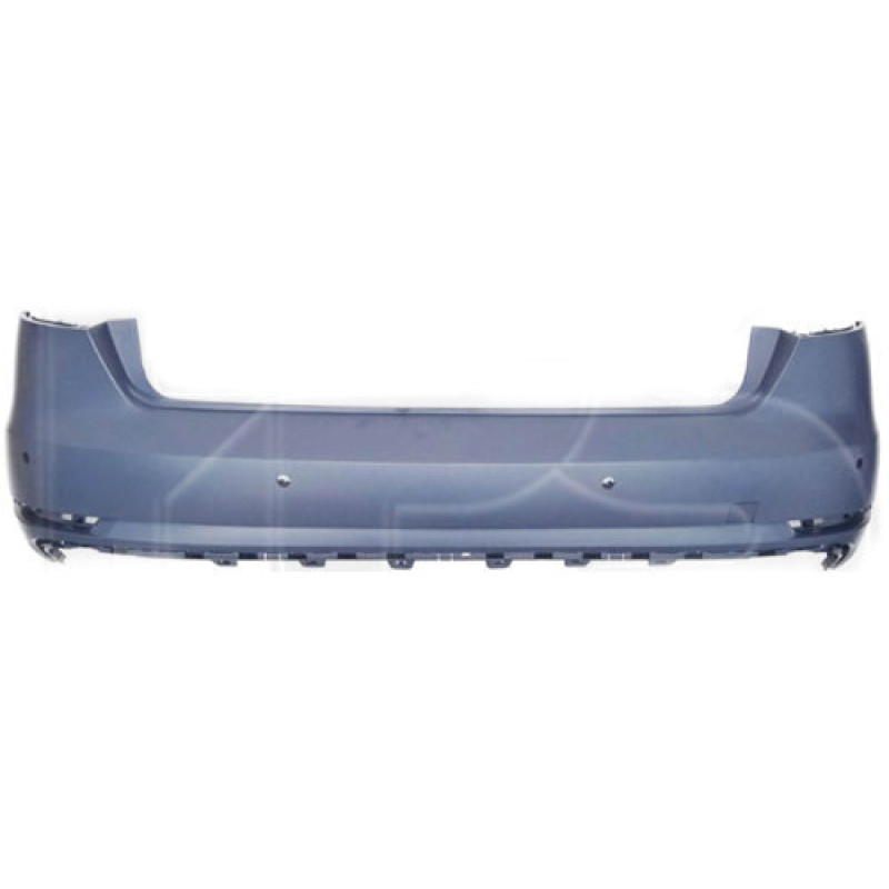 Бампер задній (з 4 отворами під парктронік, отвір під гак) Audi A4 B9 2016-2020 Тайвань