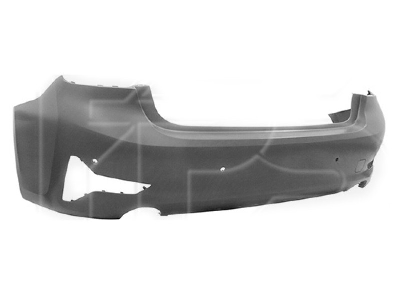 Бампер задній з отворами під парктронік, під спойлер BMW 3 G20 / G21 2019- Тайвань