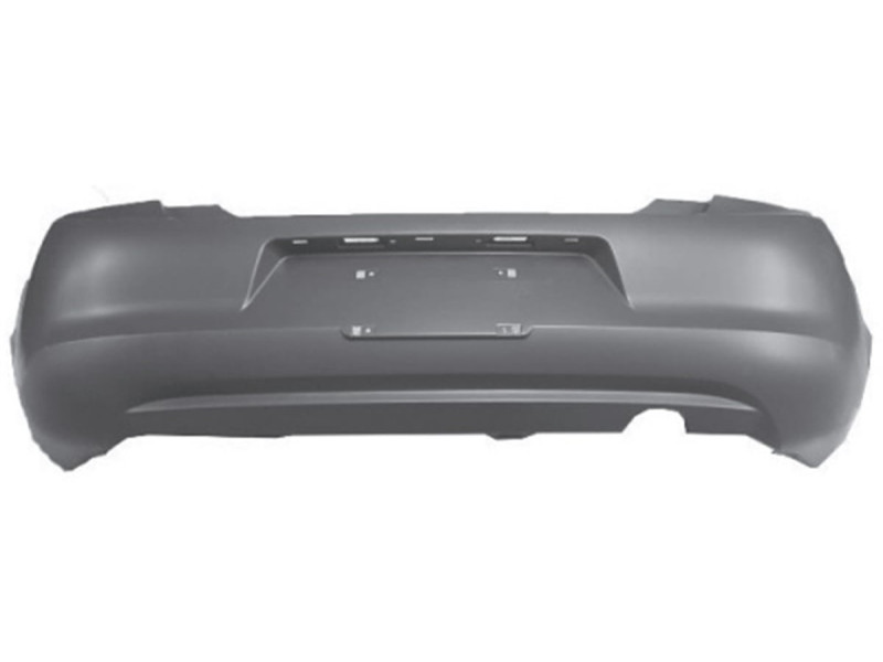 Бампер задній Citroen C-Elysee 2013-2017 Polcar 1608703380