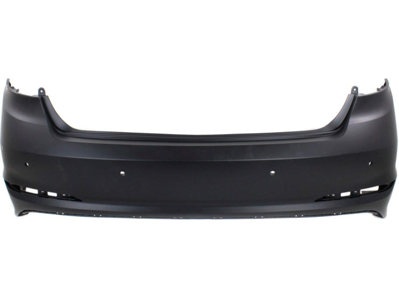 Бампер задній з отворами під парктронік Hyundai Sonata LF 2014-2017 Тайвань 86610C2000