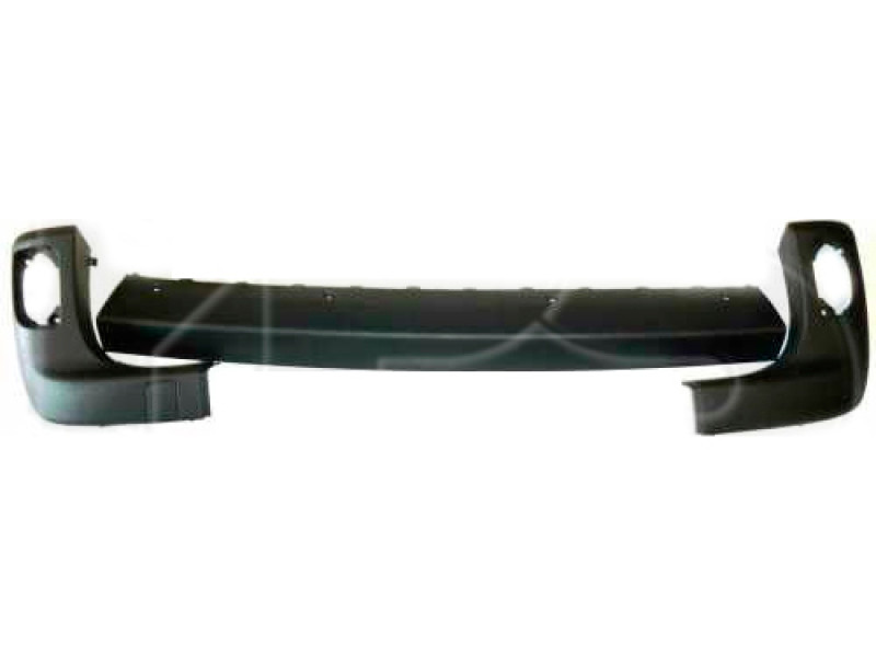 Бампер задній комплект з накладками Renault Kangoo 2 2009-2021, Mercedes Citan W415 (Тайвань)