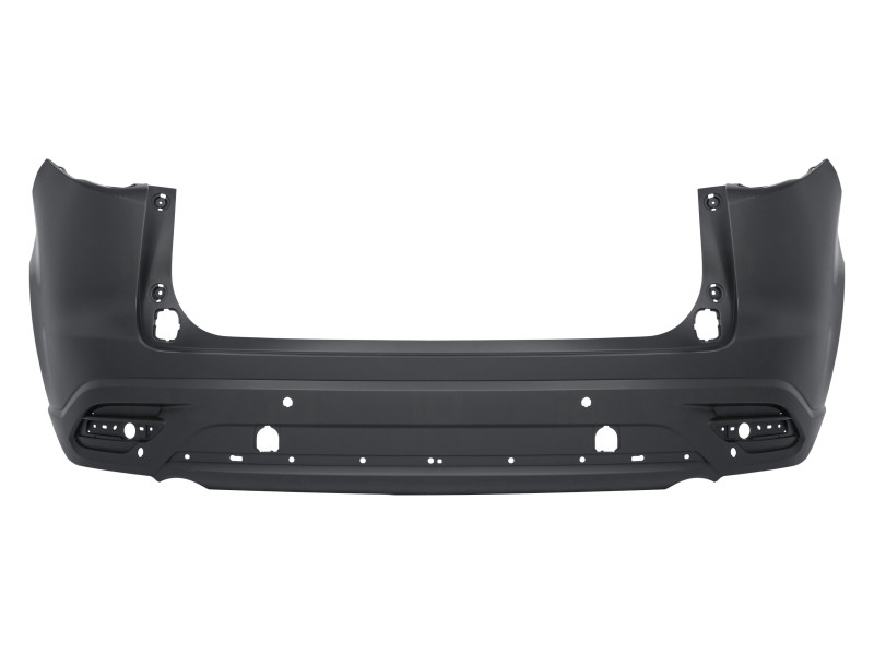 Задній бампер з отворами під молдинг та парктронік Mazda CX-9 2016- Тайвань TK5150221CBB