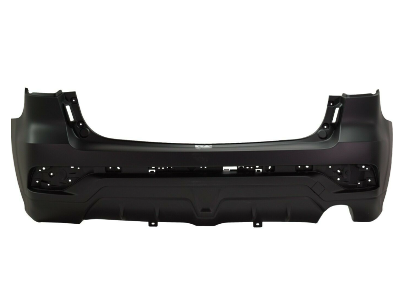 Бампер задній без отворів під парктронік Mitsubishi ASX, Outlander Sport USA 2016-2019 Тайвань 6410F201