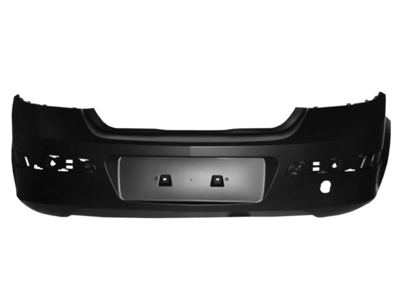 Бампер задній без отворів під парктронік Opel Astra H 2003-2014 хетчбек Тайвань 1404175
