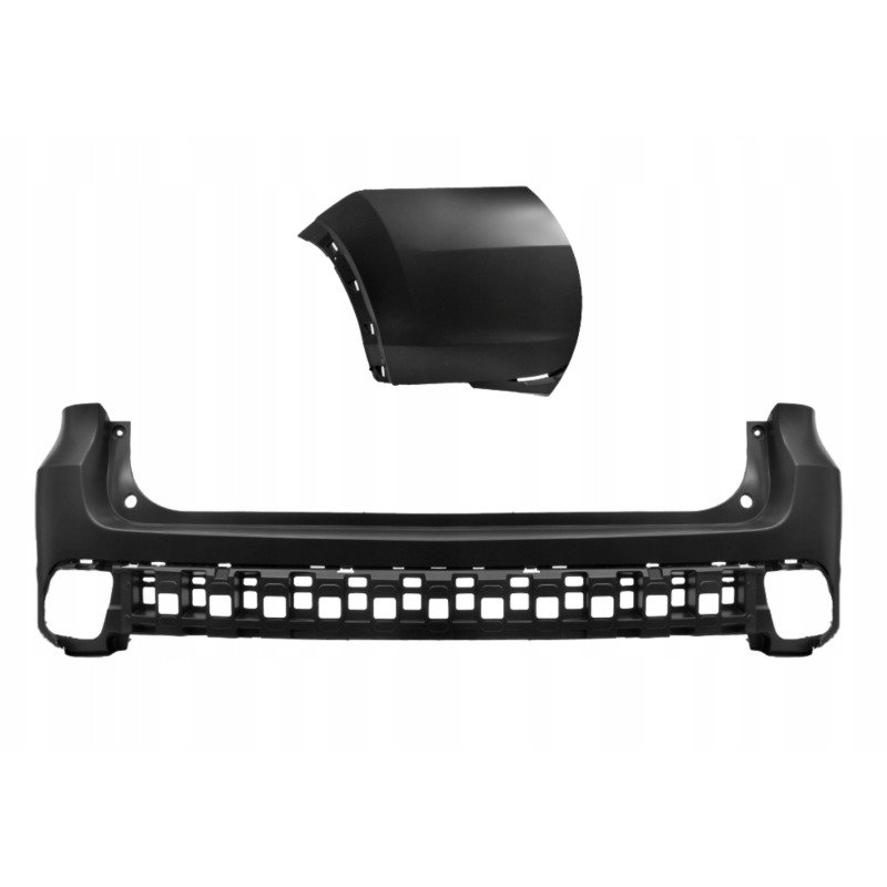 Задній бампер верхня частина Toyota Highlander 2013-2016 (Тайвань) 521590E911