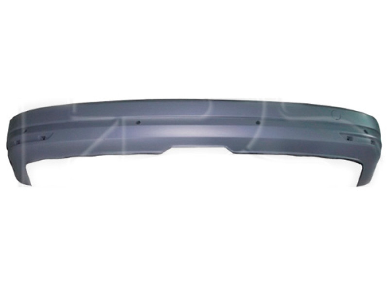 Бампер задній з отворами під парктронік VW Caddy 3 2015-2020 довга база (Тайвань)