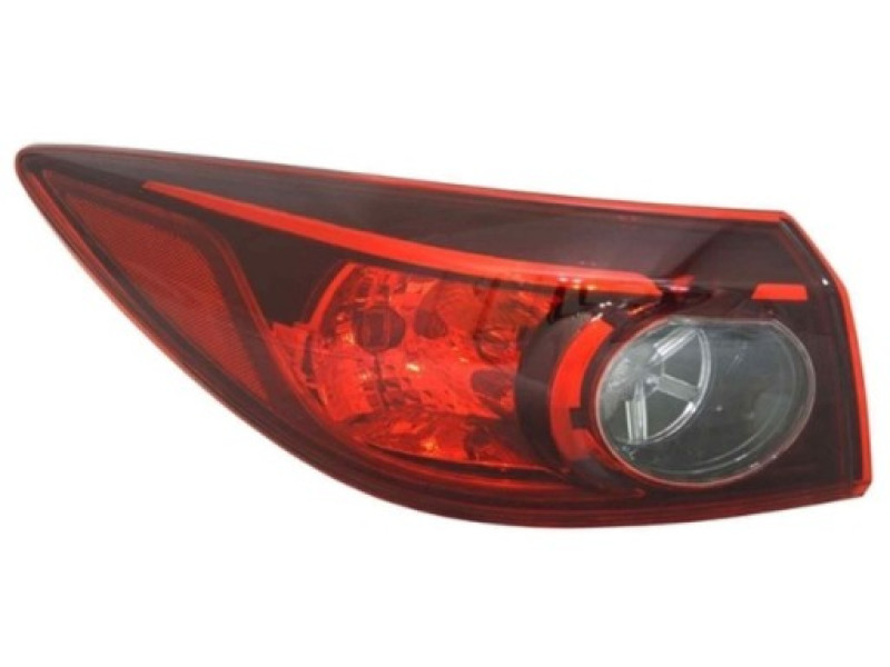 Ліхтар задній лівий зовнішній Mazda 3 BM 13-16 седан (TYC) без LED B45A51160B