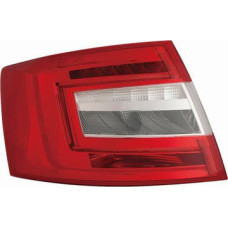 Ліхтар задній лівий Skoda Octavia A7 17-20 ліфтбек (Depo) LED, 5E5945111B