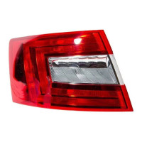 Ліхтар задній лівий Skoda Octavia A7 ліфтбек 13-17 (TYC) 5E5945111