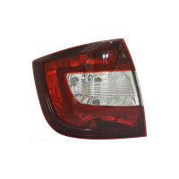 Ліхтар задній лівий Skoda Rapid 12-19 (TYC) темний 5JH945111A