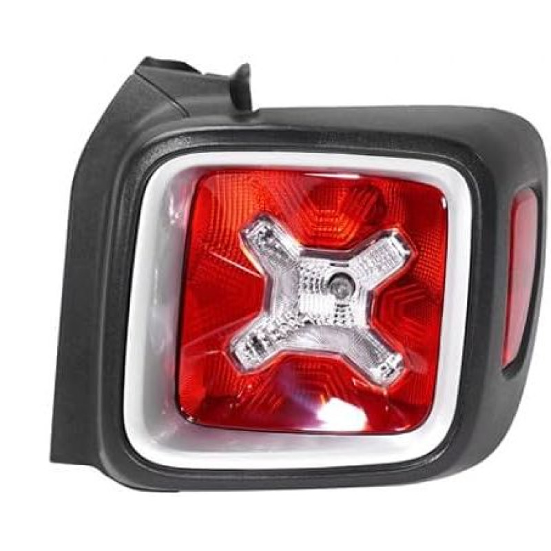 Ліхтар задній правий Jeep Renegade 14- (Китай) срібна рамка 68256052AA