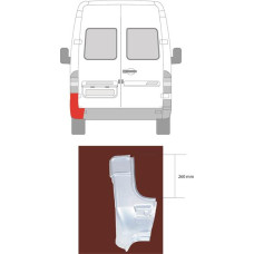 Задня стійка нижня ліва Mercedes Sprinter W901-W903 95-06 (KH)