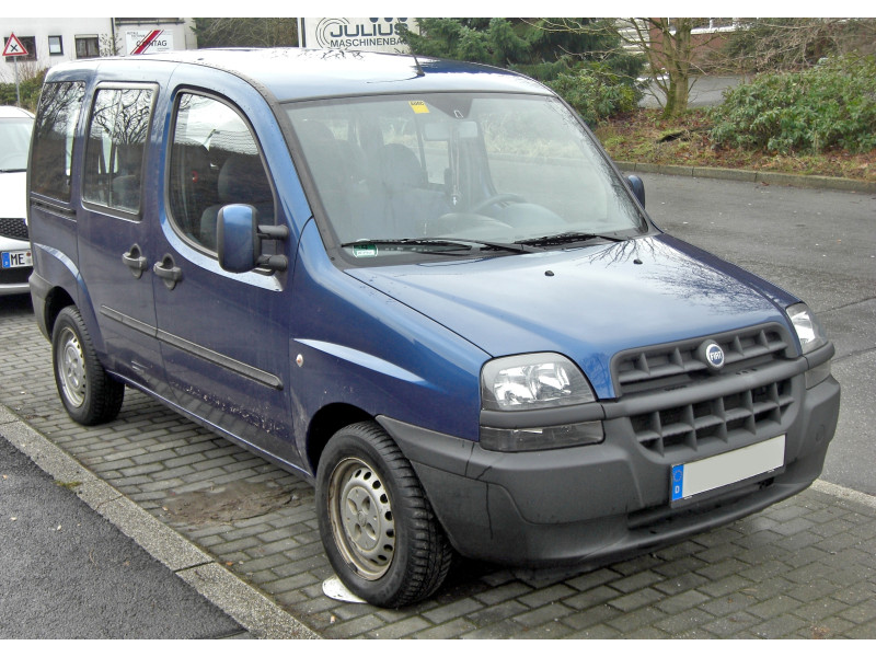 Заглушка гака переднього бампера Fiat Doblo 2001-2004 FPS 735294606