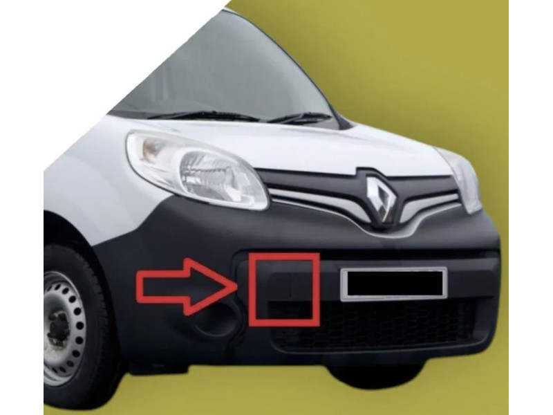 Заглушка гака переднього бампера Renault Kangoo II 2013-2020 рестайлінг FPS 511804337R