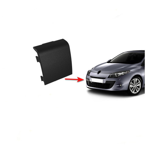Заглушка гака переднього бампера Renault Megane III 2009-2012, Kangoo II 2009-2016 FPS 511804342R, 511800002R, 511808213R