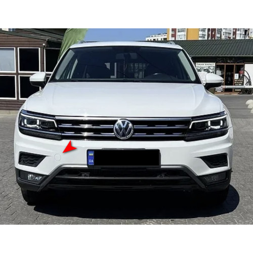Заглушка переднього бампера VW Tiguan 2 2017-2021 (Polcar) 5NA807241GRU