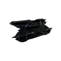 Заглушка решітки радіатора ліва Mazda 3 BP седан 18- (Тайвань) чорний глянець