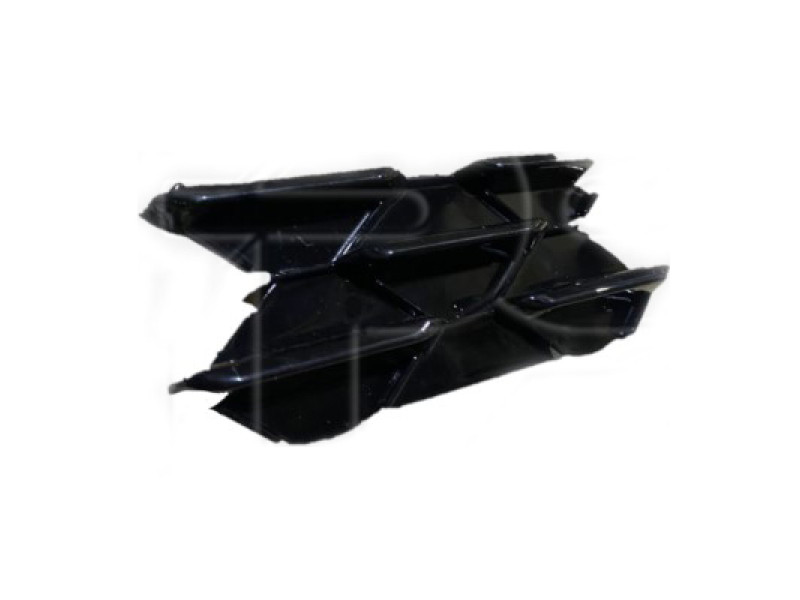 Заглушка решітки радіатора ліва Mazda 3 BP седан 18- (Тайвань) чорний глянець