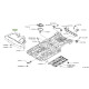Захист двигуна пластиковий Nissan Qashqai J11, Rogue Sport, Renault Kadjar 2014-2023 FPS 758924EA0A