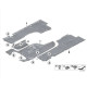 Захист КПП (текстиль) BMW 5 F10, 5 GT F07, 7 F01 2009-2017 FPS 51758035943