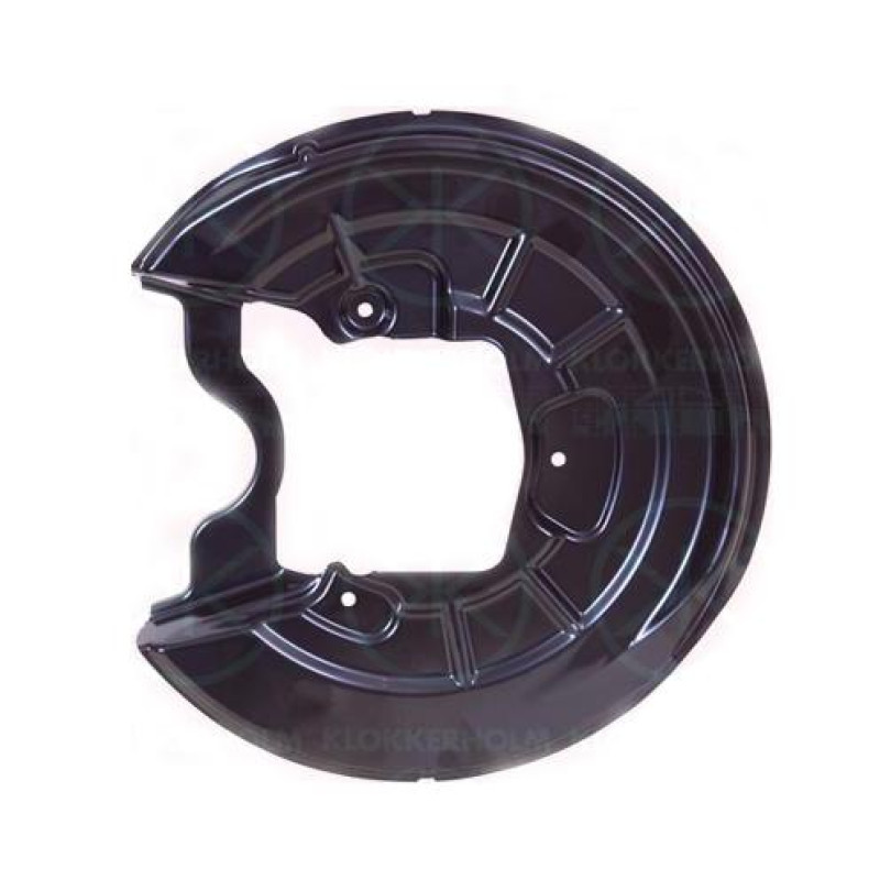 Захист заднього гальмівного диску лівий Audi A3 03-12, VW Golf 5 (Klokkerholm) для диска 282 мм