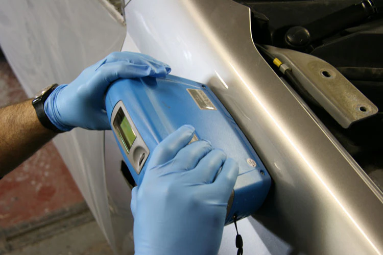 Схема процесу підбору фарби під колір автомобіля